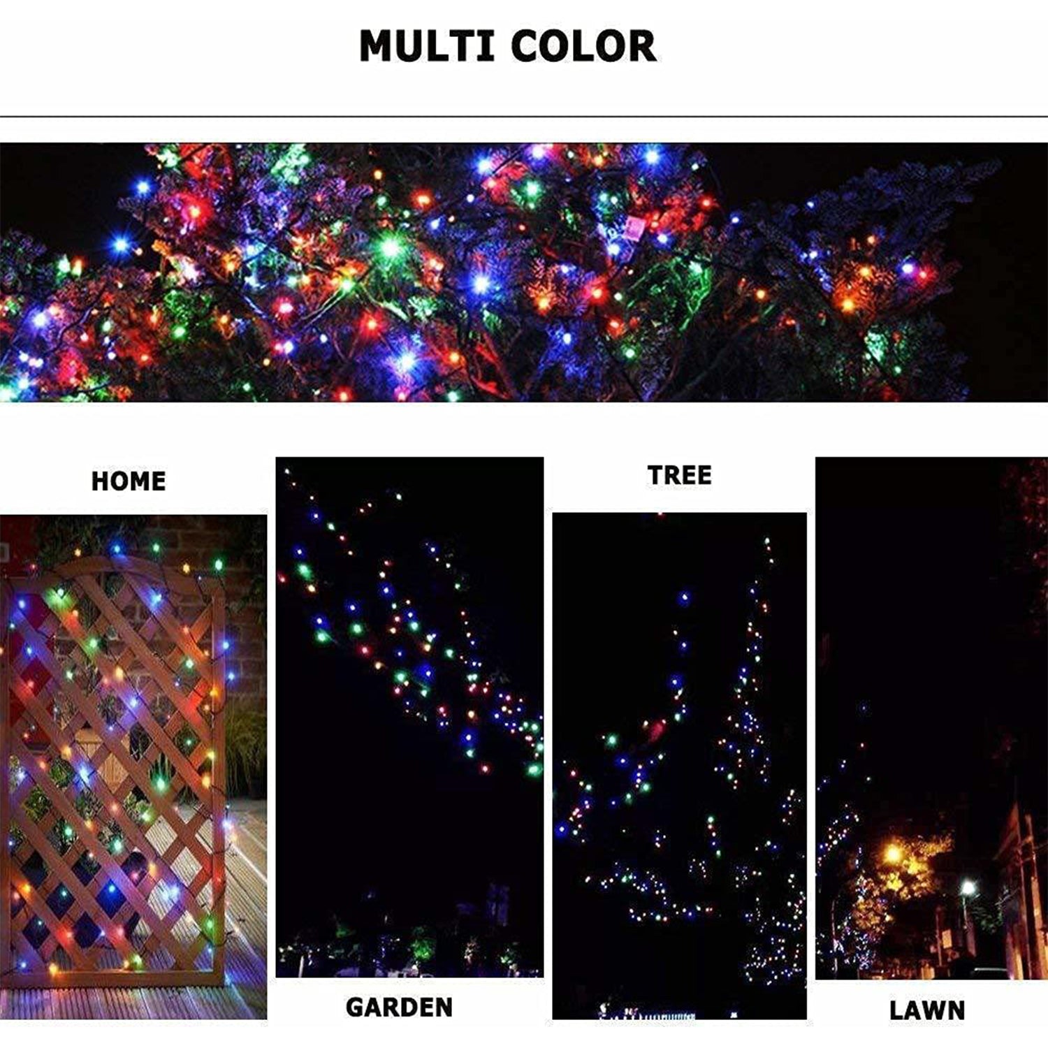 Multicolor Decorative Led String Fairy Lights (1 Pc  13 Mtr)