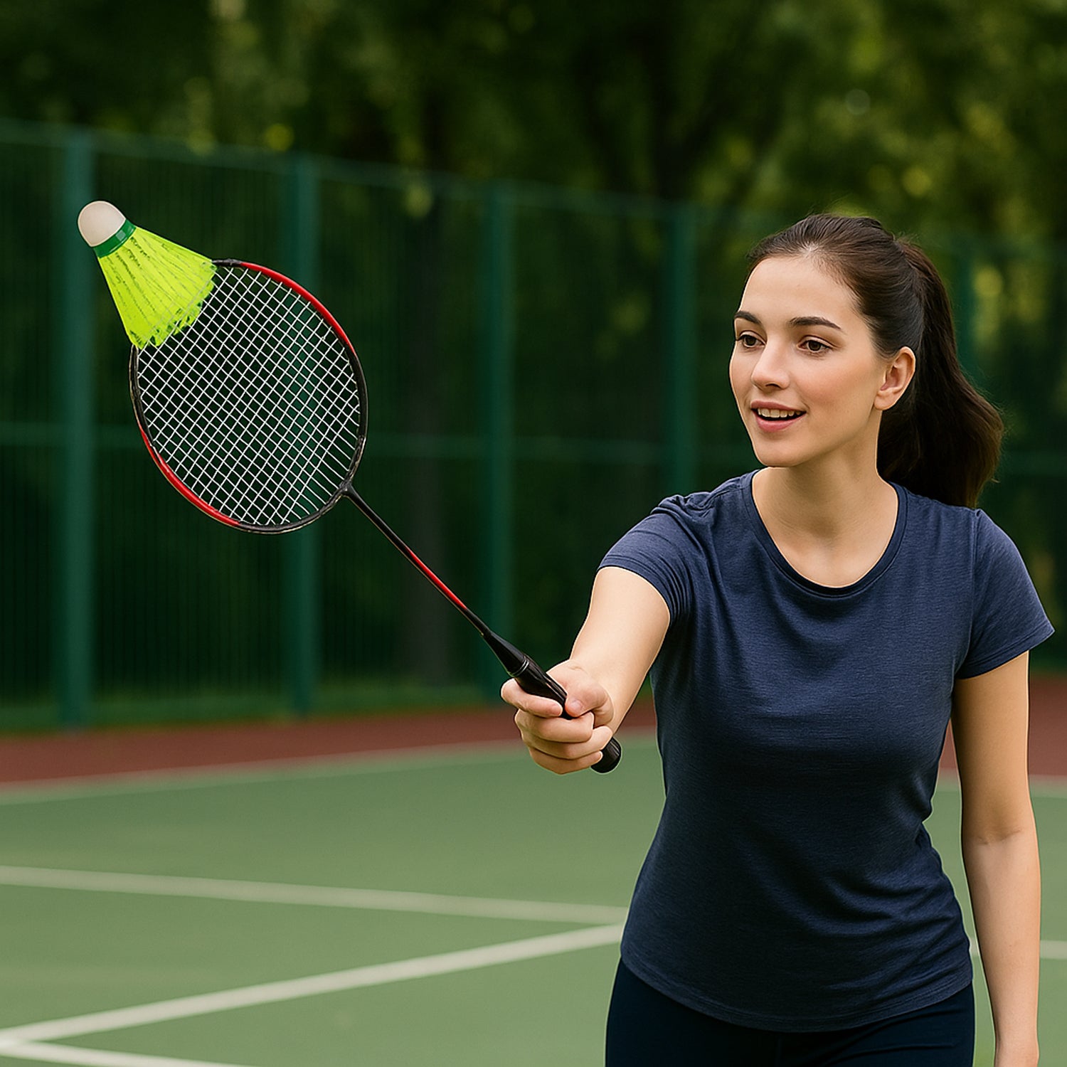 Premium Plastic Badminton Shuttlecock Set (10 Pcs)