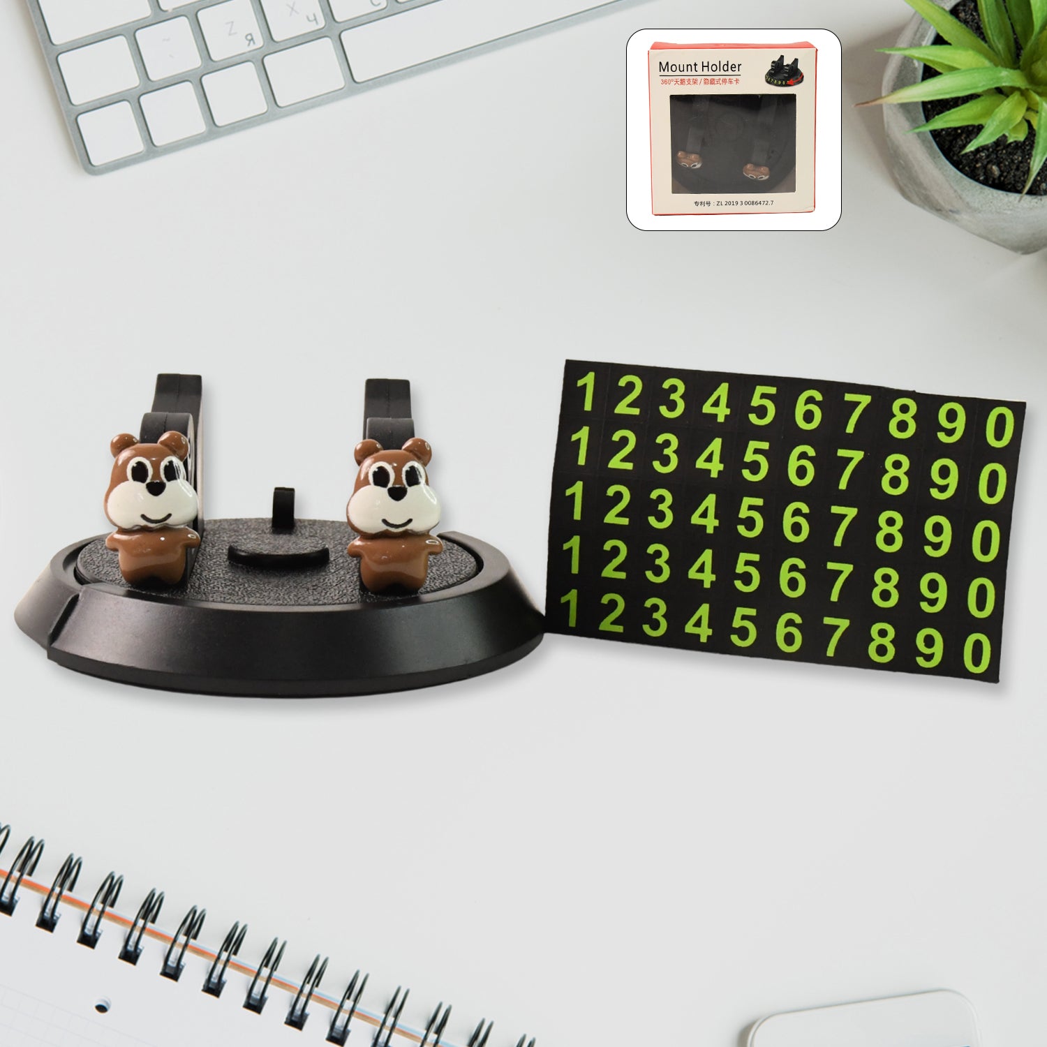 Multipurpose Car Dashboard Mobile Phone Holder Stand (1 Pc)