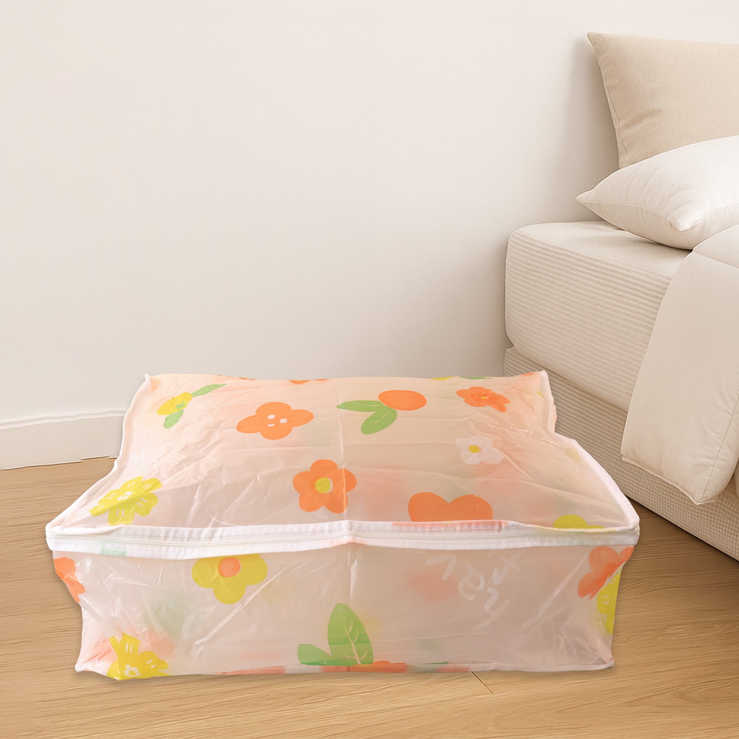 Large Blanket Storage Bag With Zipper  40x83 Cm