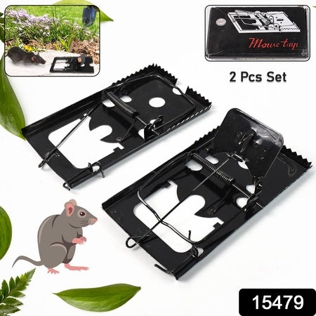 Mouse Trap Catcher Rodent Traps Mice Control Mice Snap Kill Trap (2 Pc)
