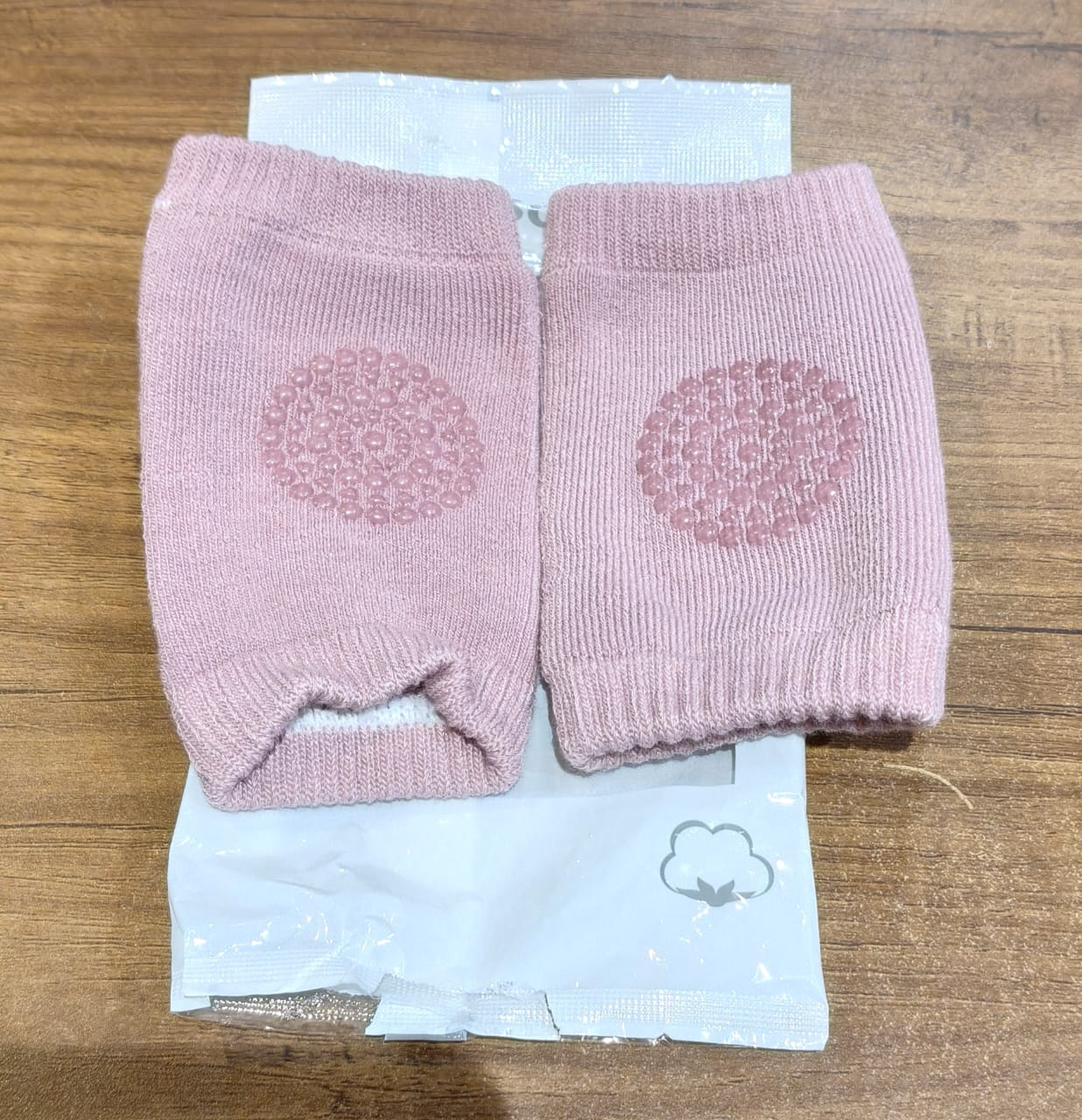 Pink Toddler Wool Knit Leg Warmer (Knee Guard)