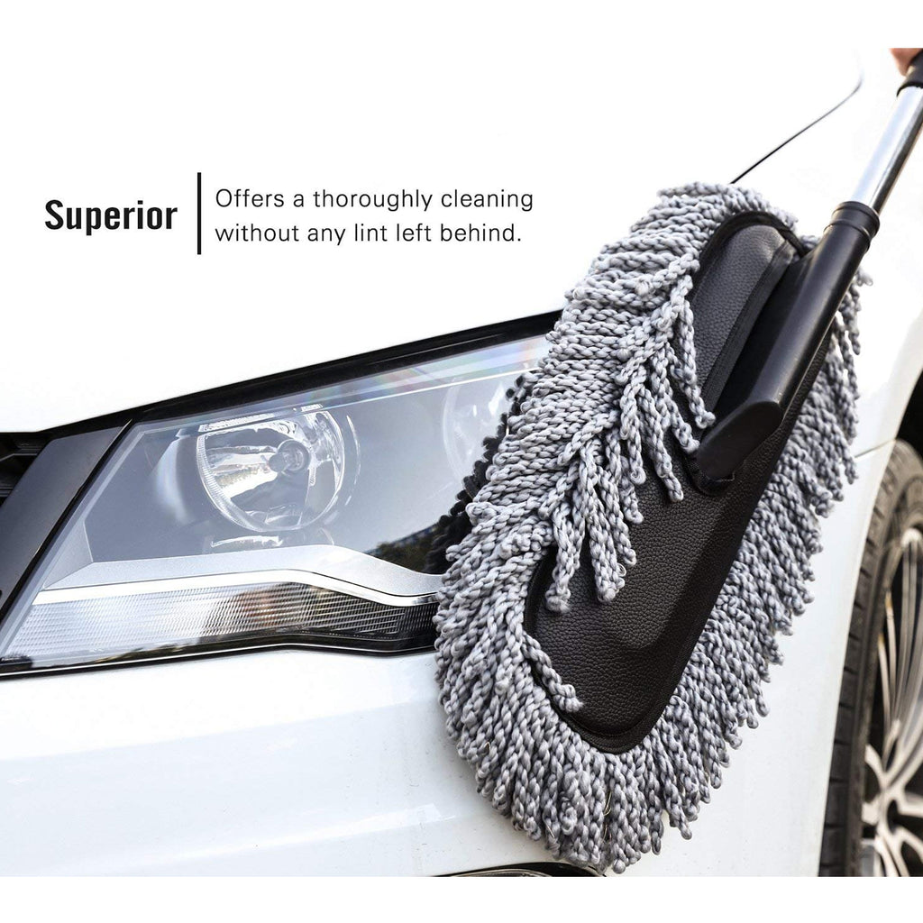 Car Dust Brush  Gentle And Efficient Cleaning Tool For Interior And Exterior (1 Pc)