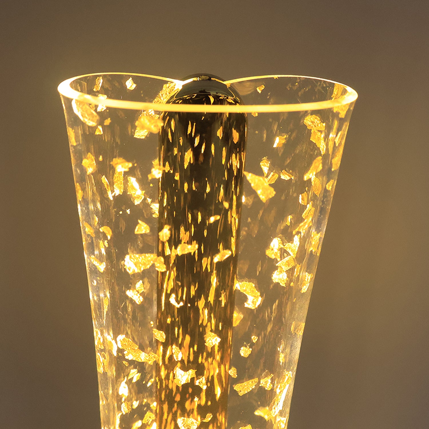 Luxury Golden Crystal Led Table Lamp (1 Pc)