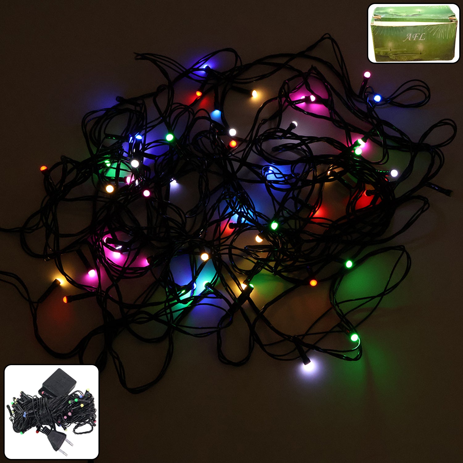 Multicolor Decorative Led String Fairy Lights (1 Pc  13 Mtr)