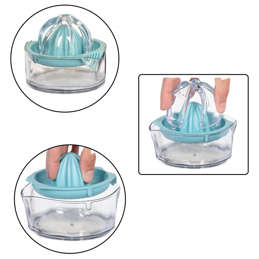10055 Manual Drink Orange Lemon Citrus Lime Fruit Juice Juicer Squeezer Bpa Free Press  Pourer With Lid Plastic Manual(1 Pc)